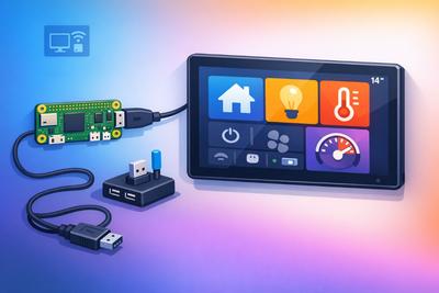 Un écran tactile autonome Home Assistant avec un Raspberry Pi Zero 1